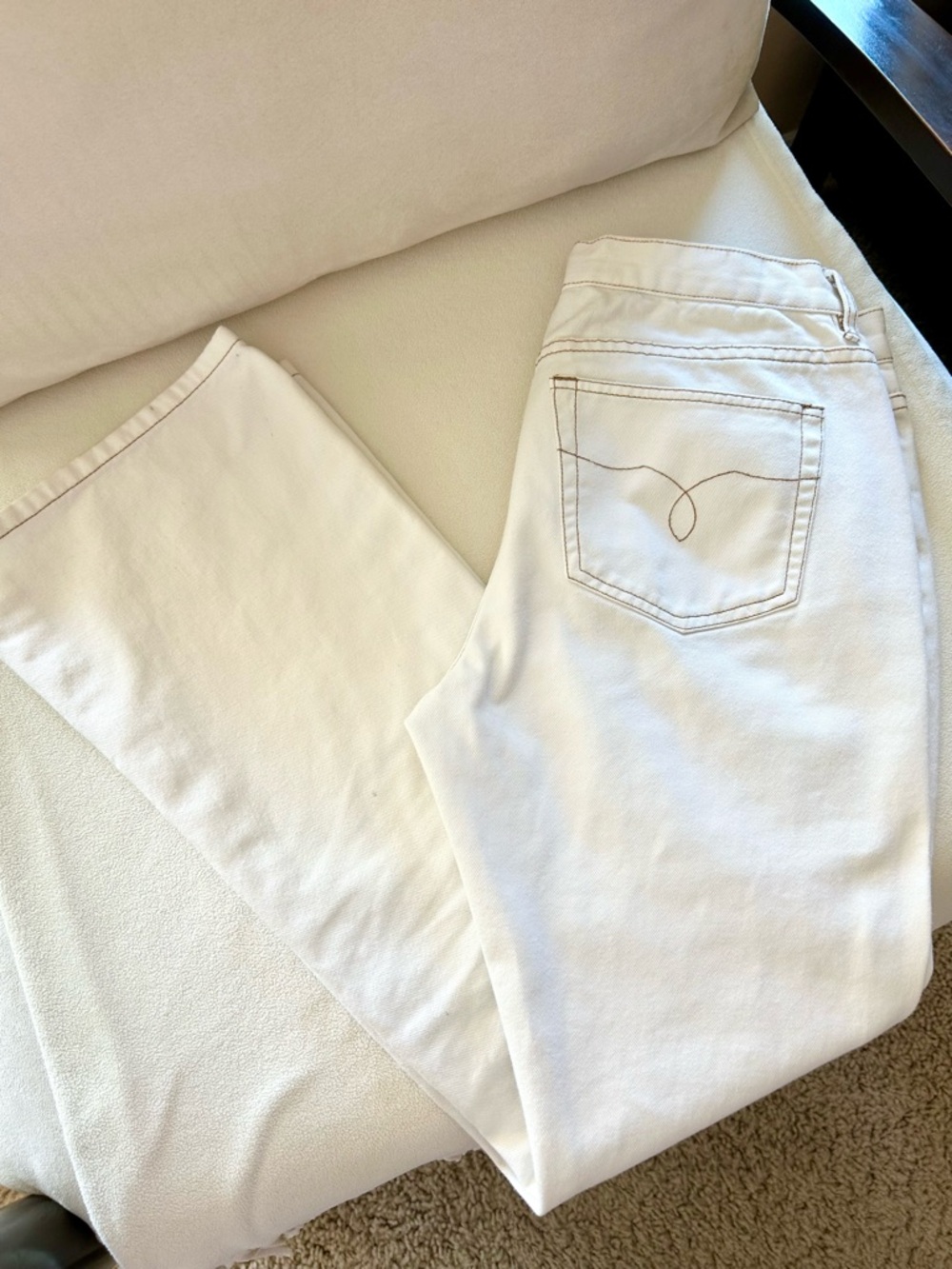 Ralph Lauren Premium White Western Jeans